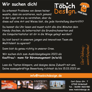 Töbich Design Azubi 2023